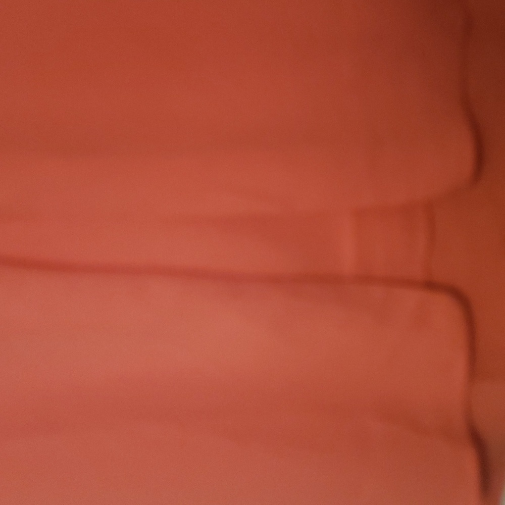 Fever coral flowy front pleat top. Loose fit tank front V Neck high/low style - Picture 3 of 7